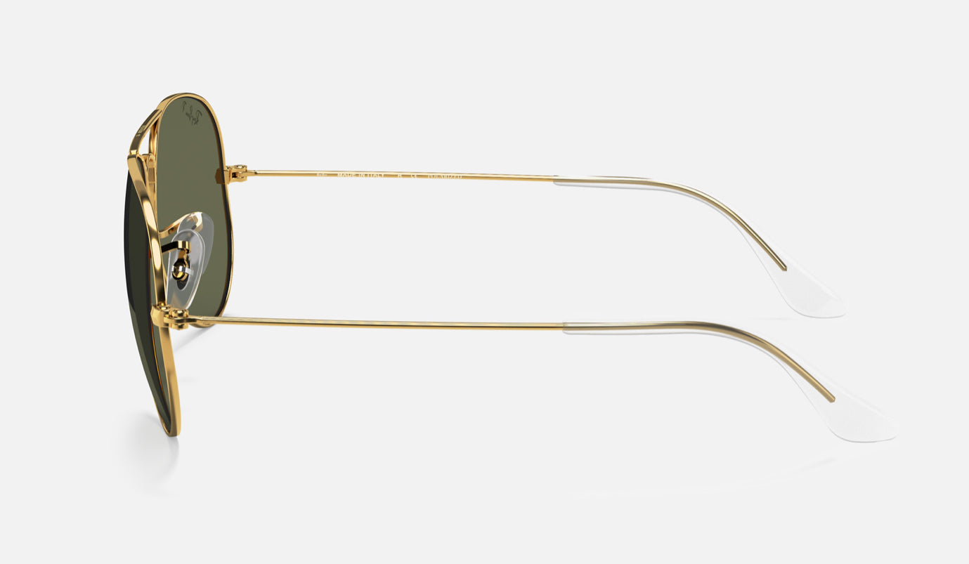 Ray-Ban Aviator Large Metal Arista Gold w/ G-15 Green 58