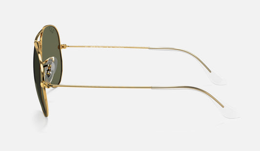 Ray-Ban Aviator Large Metal Arista Gold w/ G-15 Green 58