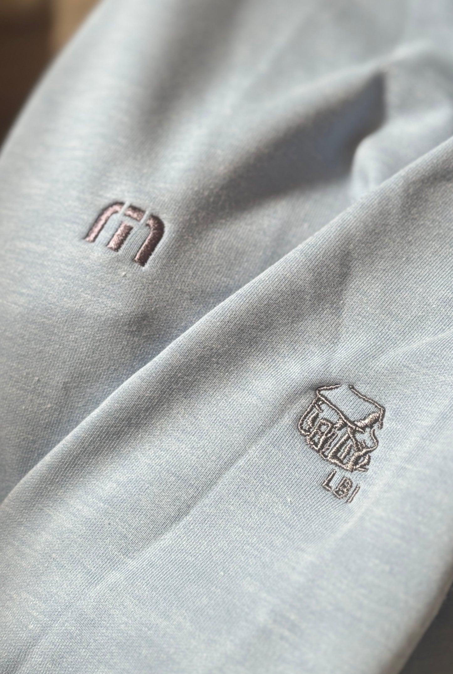 Cloud Quarter Zip 2.0 - Heather Powder Blue