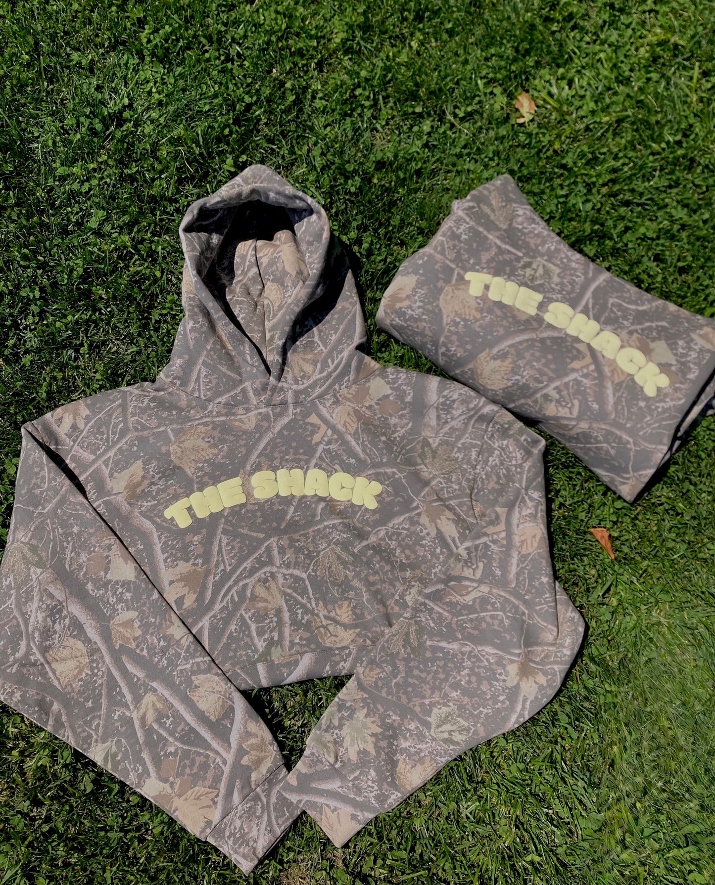 The Shack Heavyweight Puff Hoodie - Camo