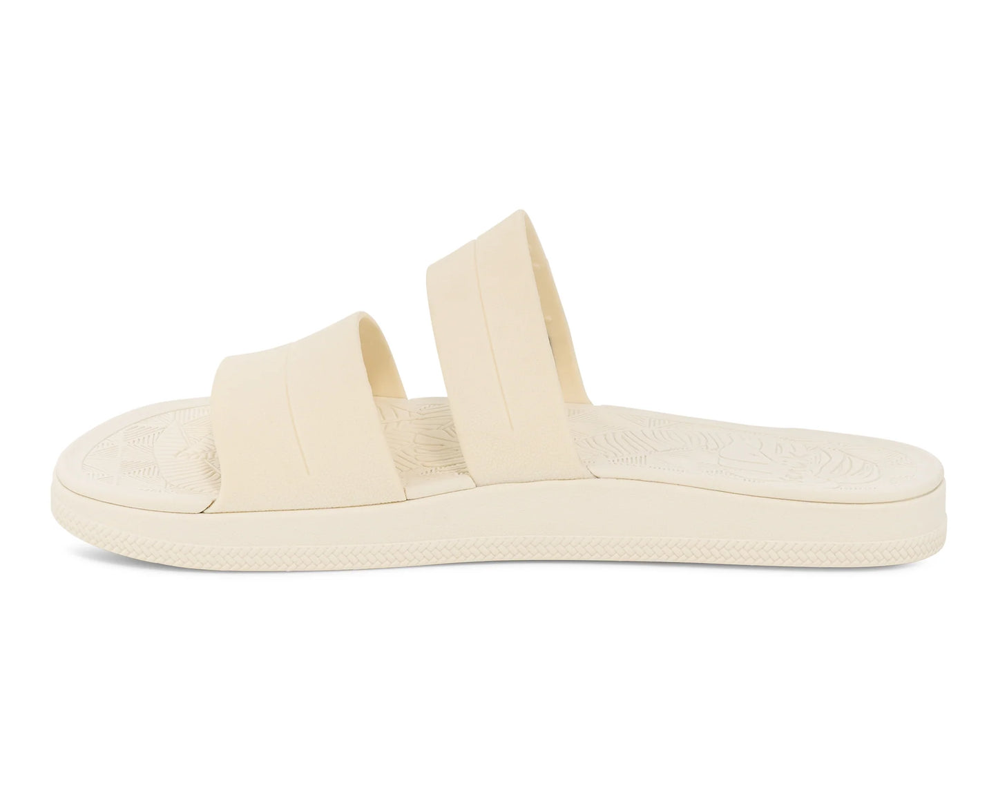 Women's Funshine 2 Strap Slide Sandal - White
