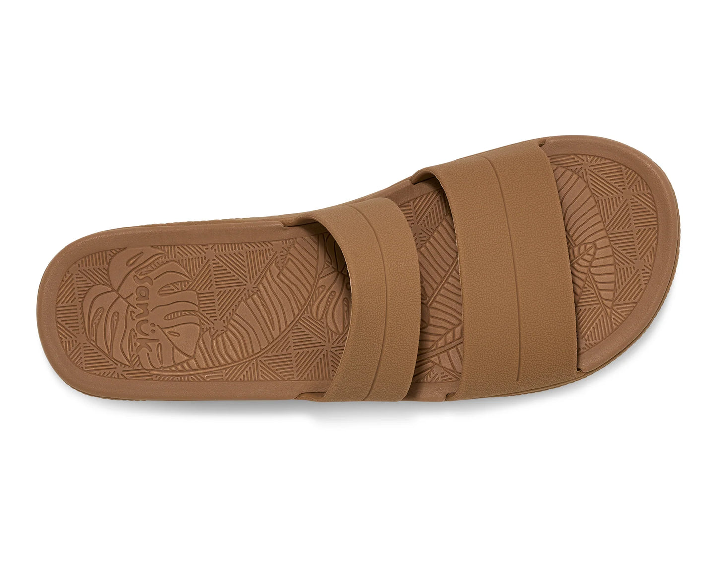 Women's Funshine 2 Strap Slide Sandal - Tan