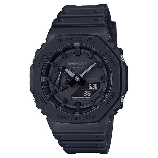G-Shock GA2100-1A1 Monochrome Black Digital Watch