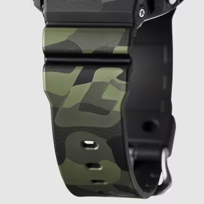 G-Shock GA700CMG-3A Series Digital Watch - Black Camo / Gold