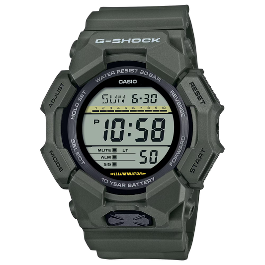 G-Shock GD010-3 Green Digital Watch
