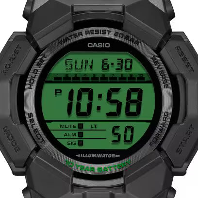 G-Shock GD010BEG-1 Series Digital Watch - Black