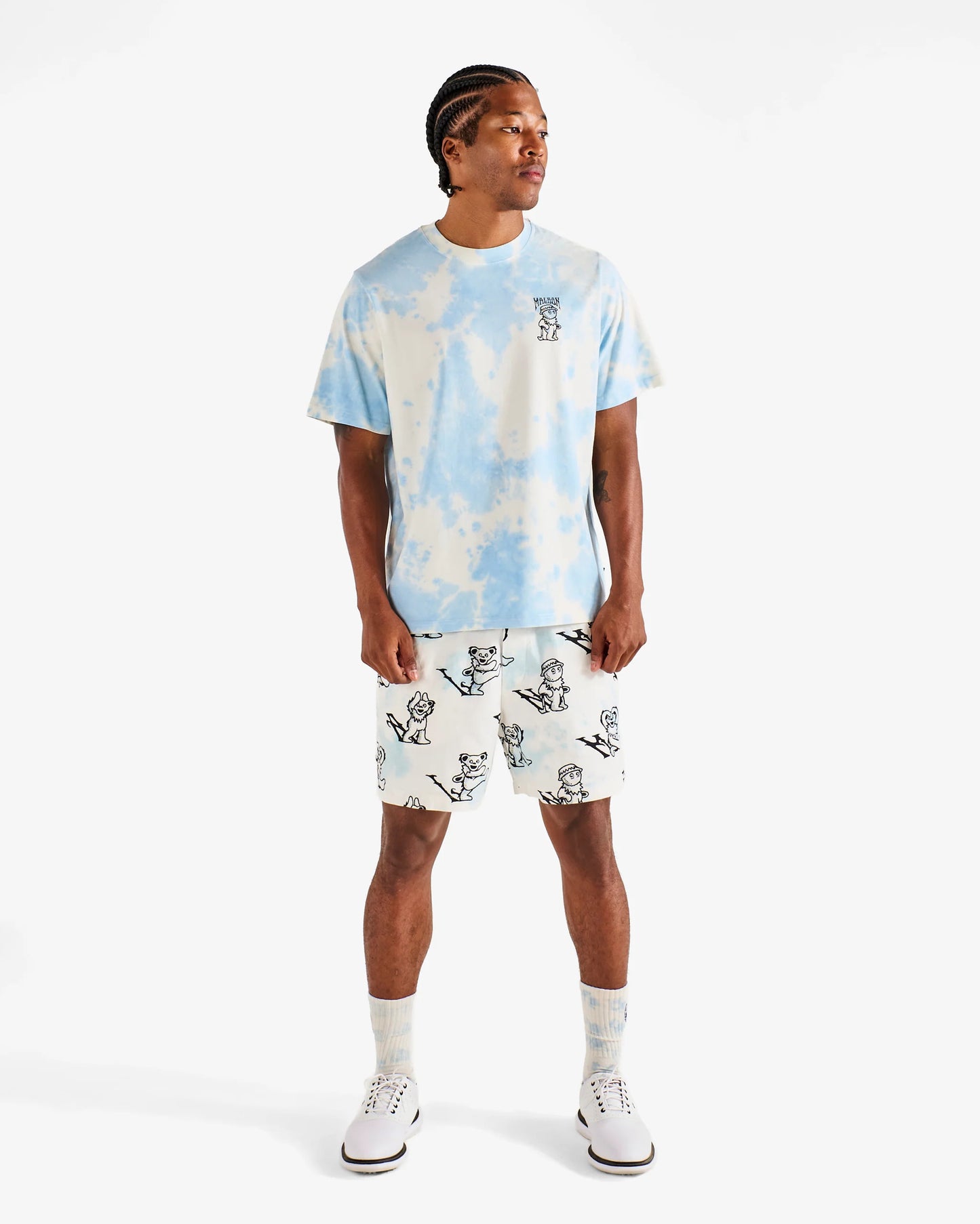 Malbon Grateful Dead Bermuda Alphabet Tee