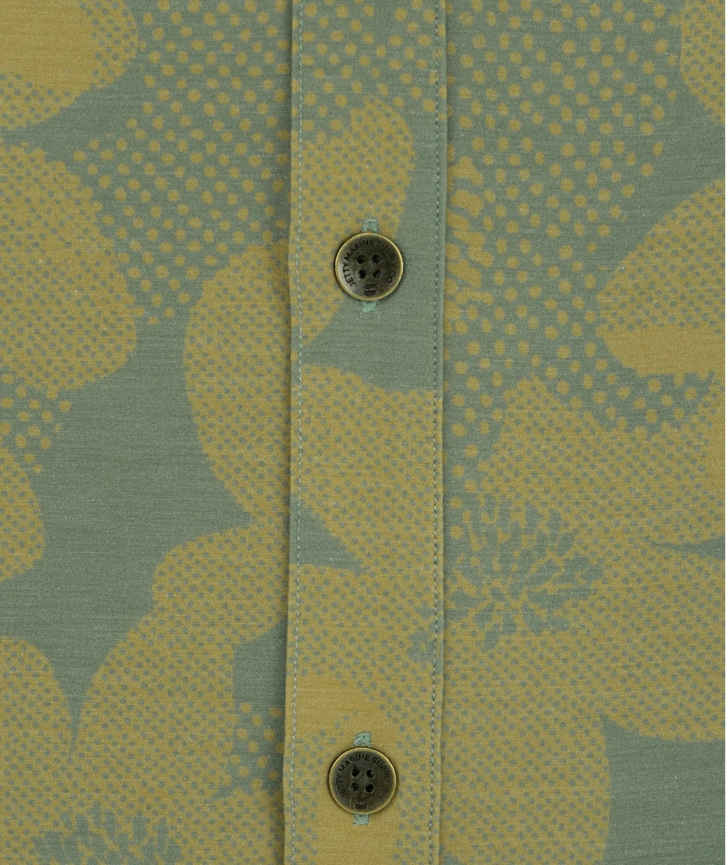 Garwood Woven Short Sleeve Button Down Shirt - Teal