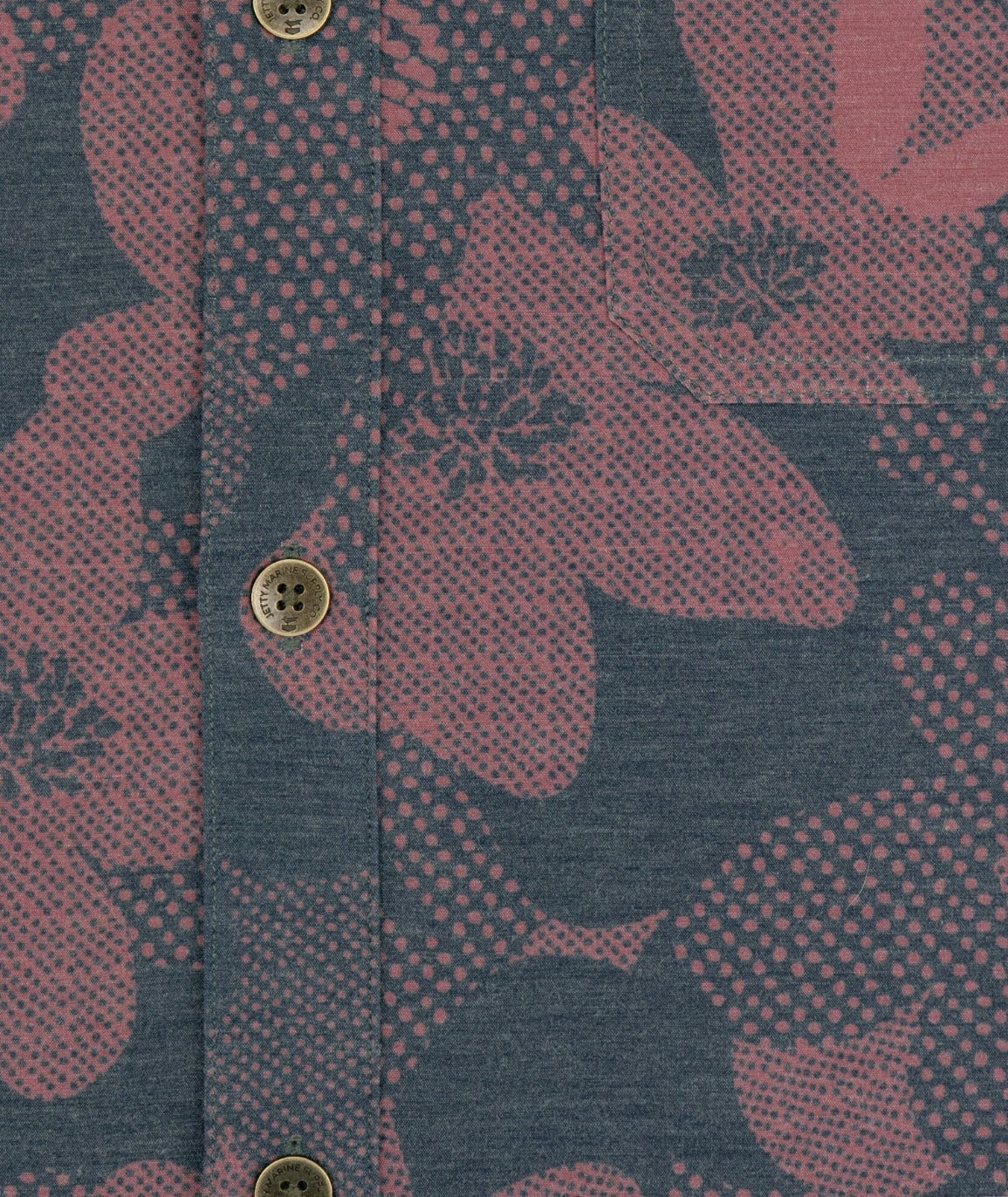 Garwood Woven Short Sleeve Button Down Shirt - Mauve