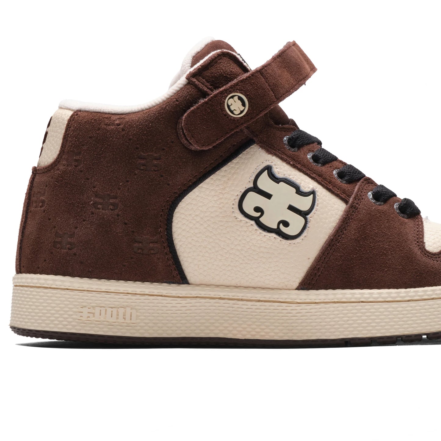 Ipath Grasshopper - Embossed Brown Suede w/ Pebble Leather