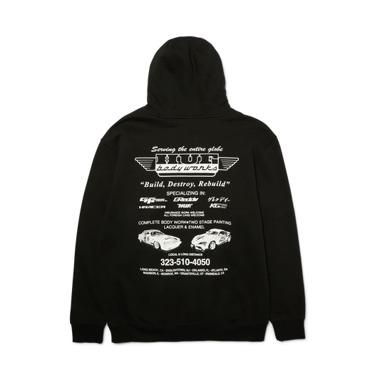 HUF x GReddy Body Works P/O Hoodie - Black