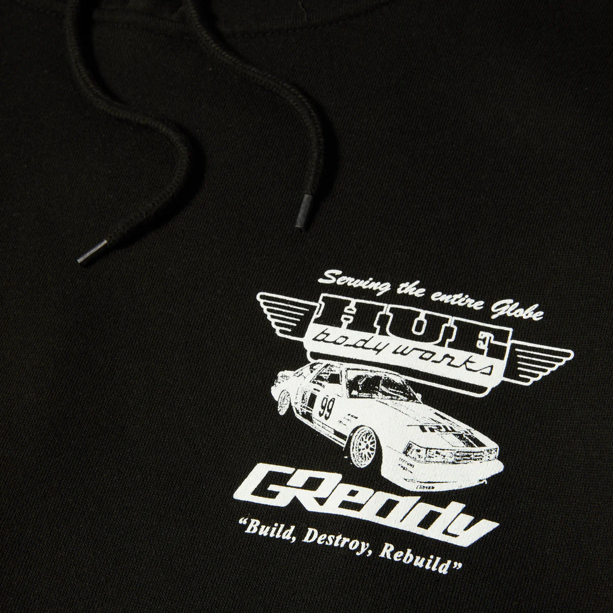 HUF x GReddy Body Works P/O Hoodie - Black