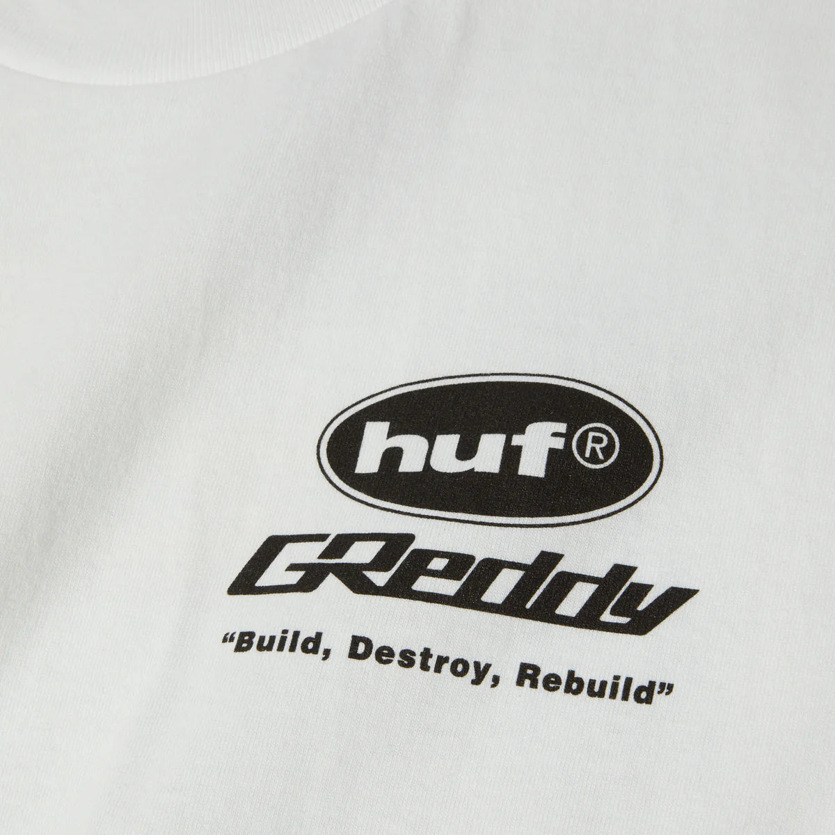 HUF x GReddy Parts S/S Tee - White