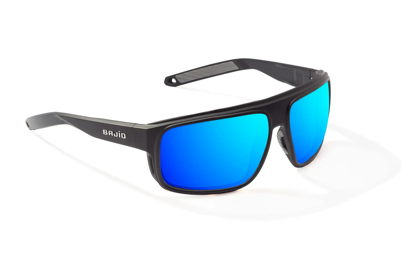Greenland Black Matte / Blue Mirror Glass Lens