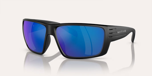 Griz Matte Black w/ Blue Reflex