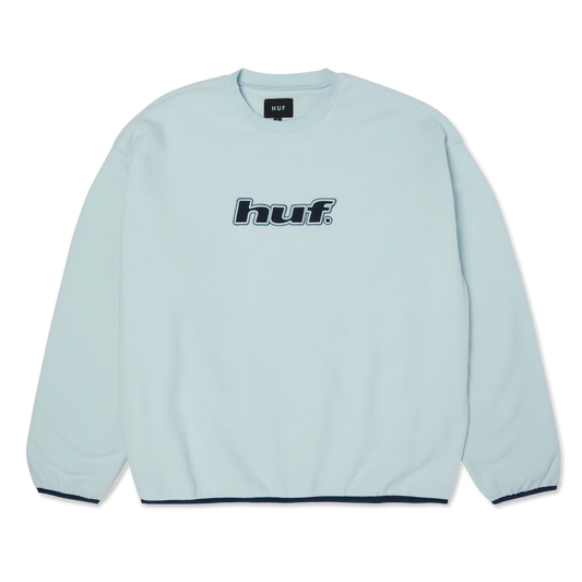 HUF H Dot Polar Fleece Crewneck - Sky