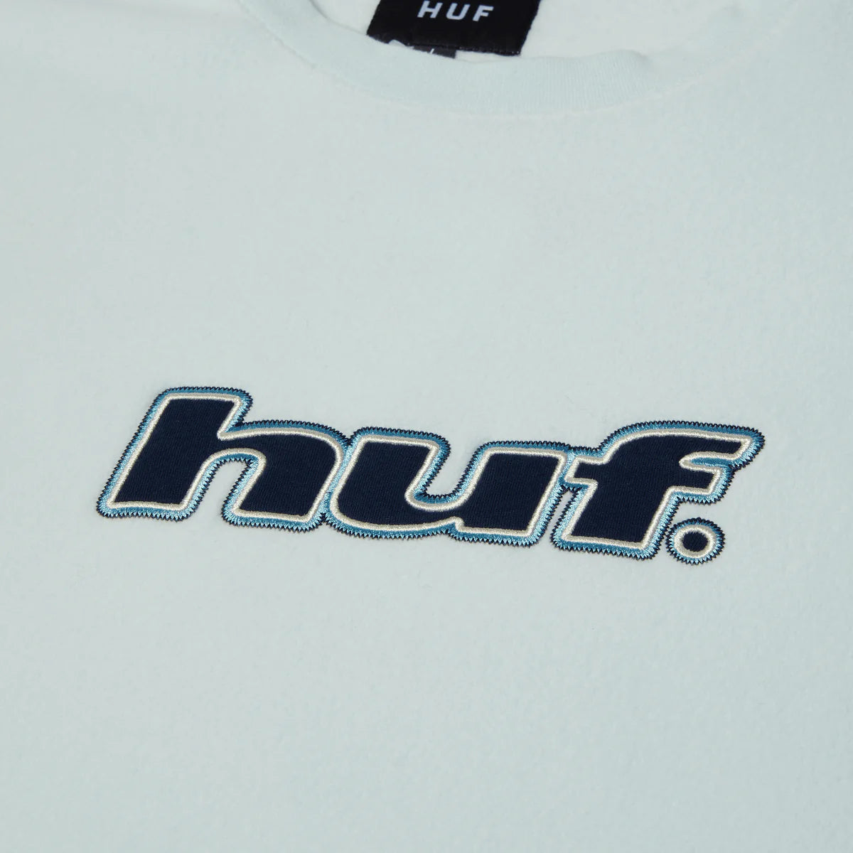 HUF H Dot Polar Fleece Crewneck - Sky