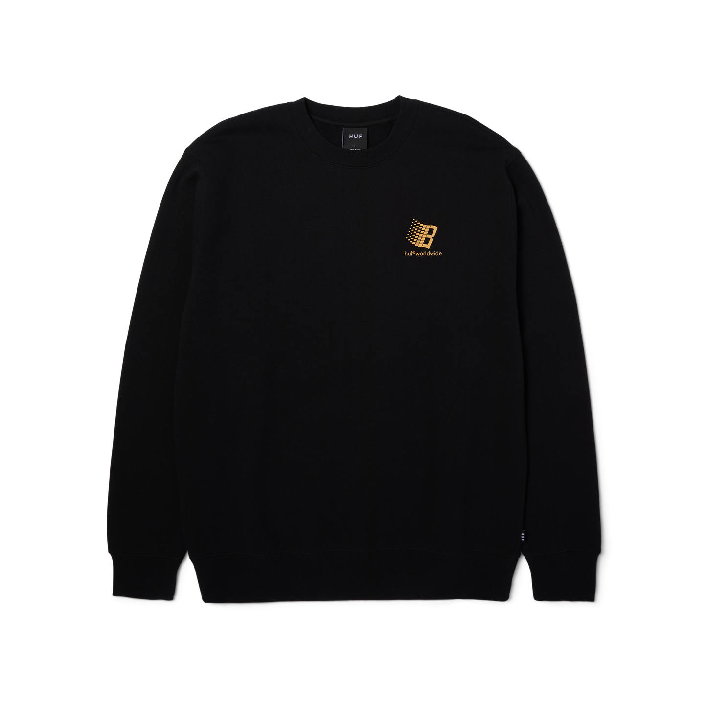 HUF x Bronze Crewneck - Black