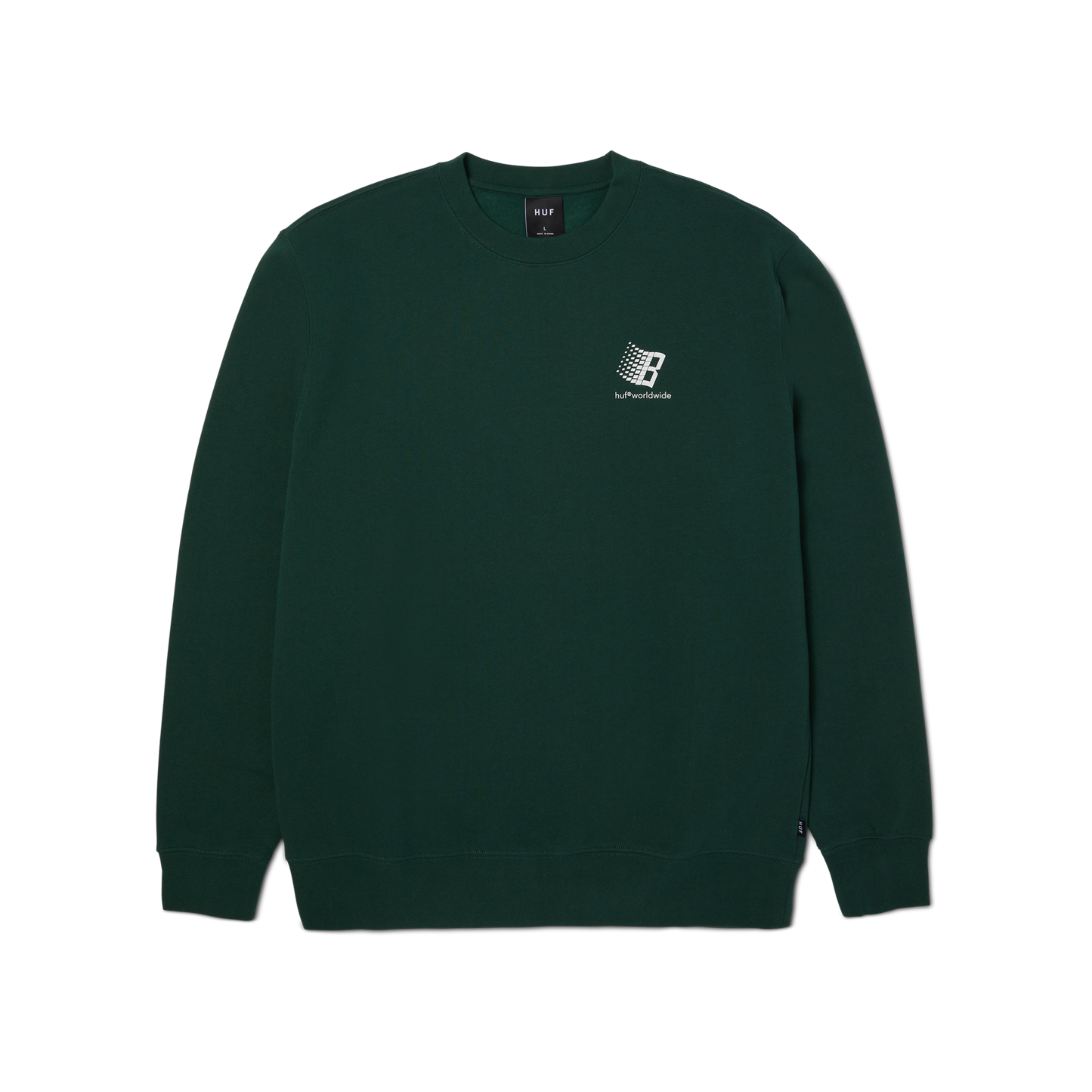 HUF x Bronze Crewneck - Forest Green