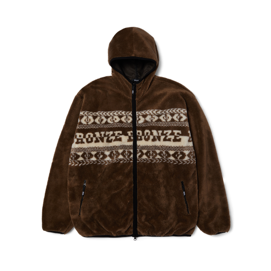 HUF x Bronze High Pile Fleece - Brown