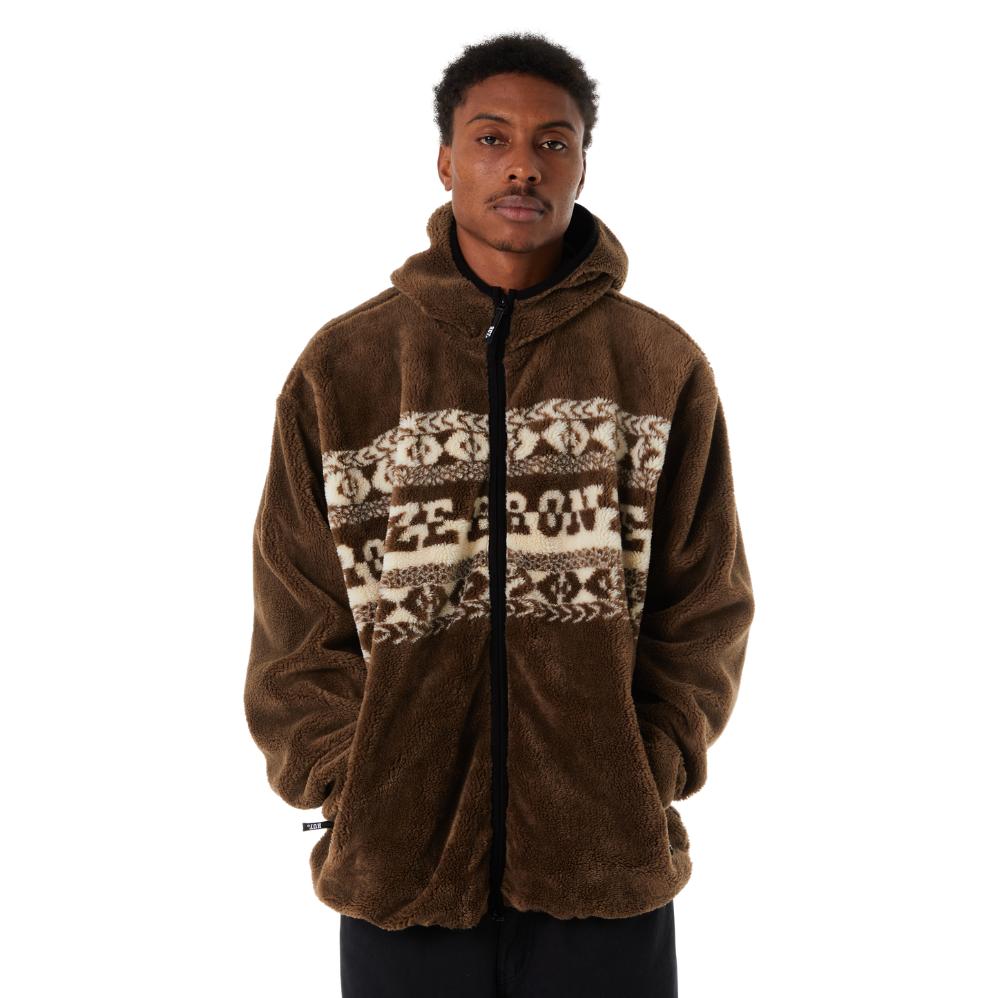 HUF x Bronze High Pile Fleece - Brown