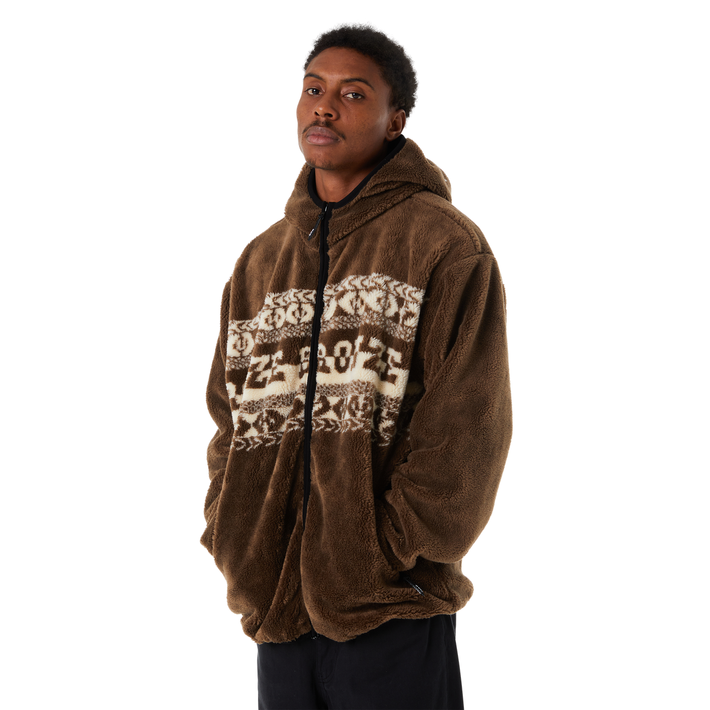 HUF x Bronze High Pile Fleece - Brown