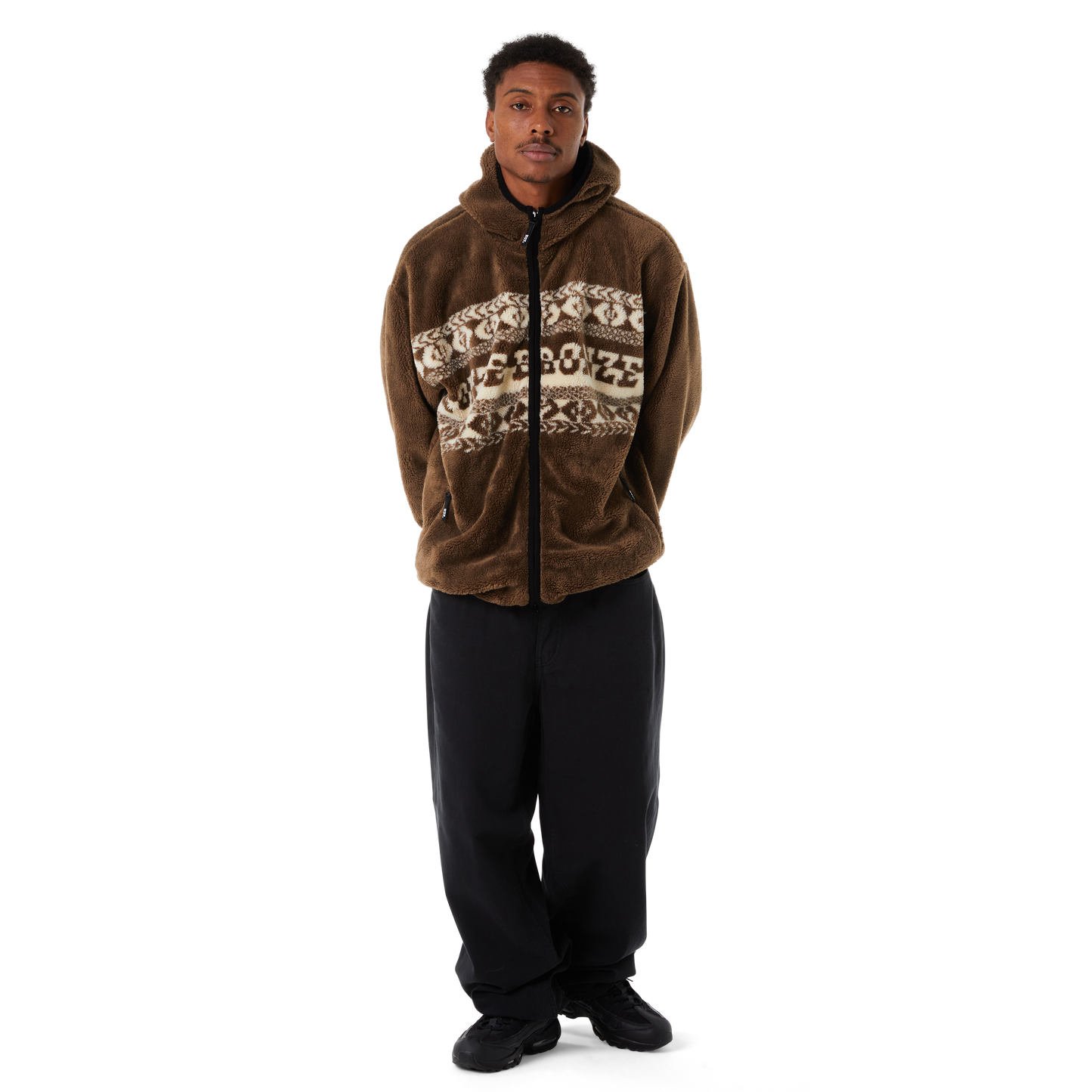 HUF x Bronze High Pile Fleece - Brown