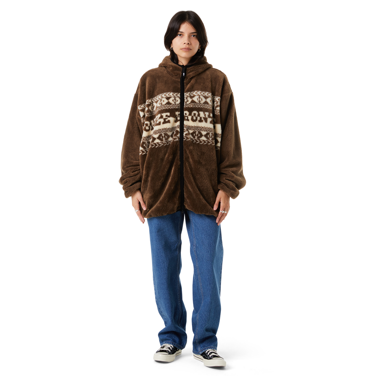 HUF x Bronze High Pile Fleece - Brown