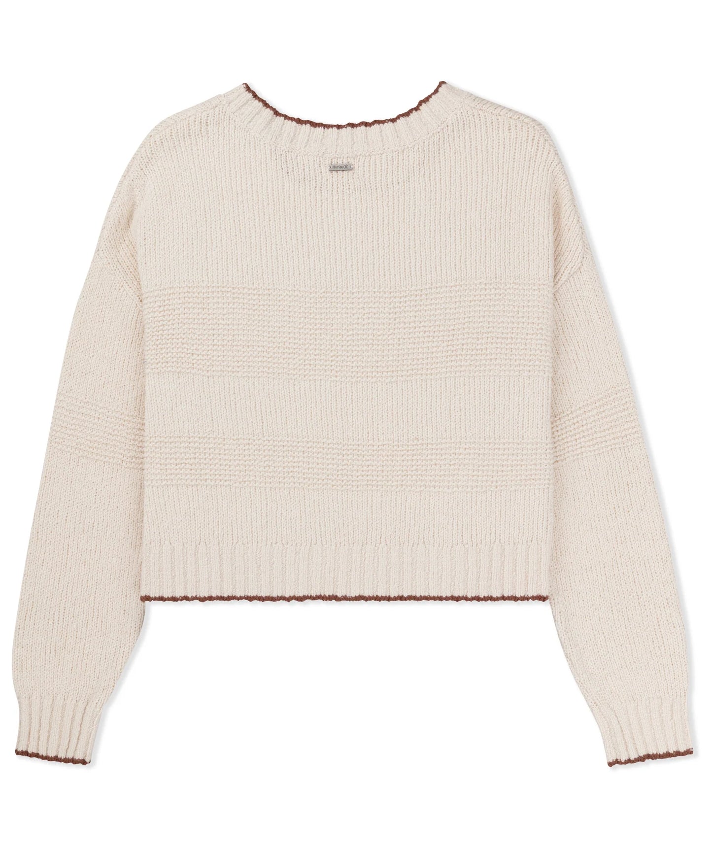 Hurley Women's Linear Sweater - Cream
