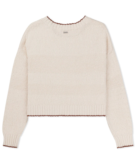 Hurley Women's Linear Sweater - Cream