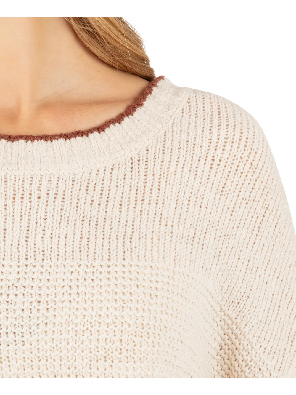 Hurley Women's Linear Sweater - Cream