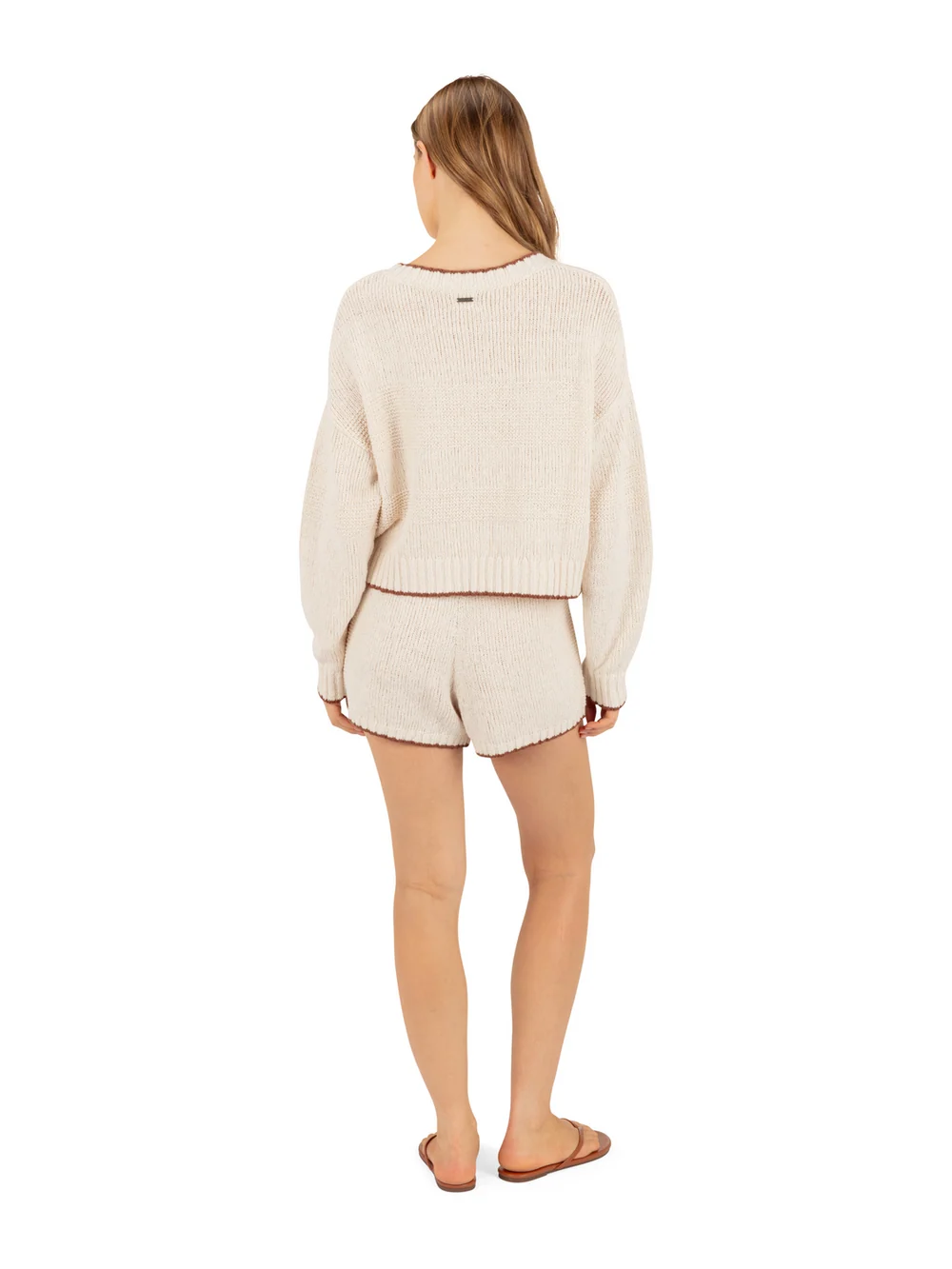 Hurley Women's Linear Sweater - Cream
