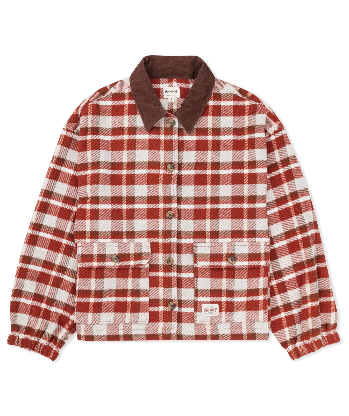 Hurley Women's Nomad Shacket - Golden Oak