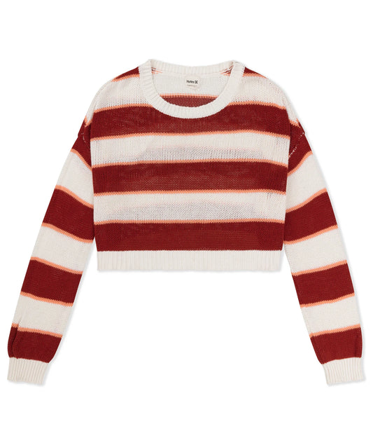 Hurley Women's Delta Long Sleeve - Red Clay