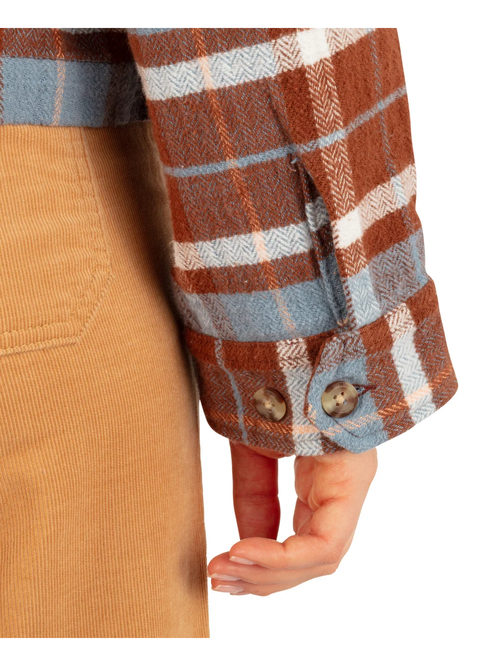 Hurley Women's Roam Boxy Flannel - Sailing