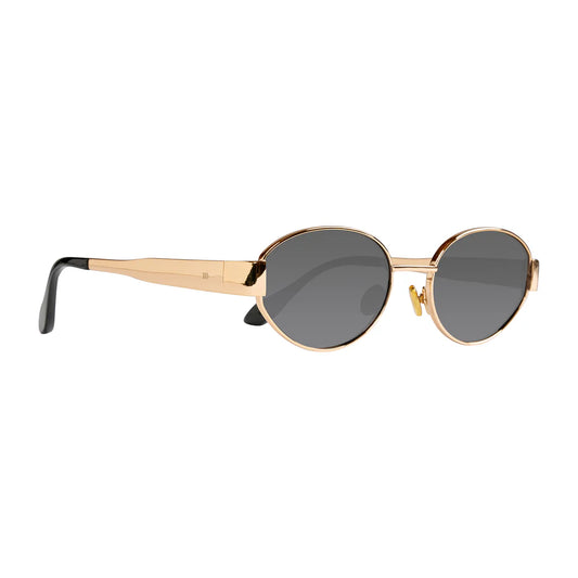 Cassette Optics Harmony Sunglasses - Gold / Polarized Smoke Lens