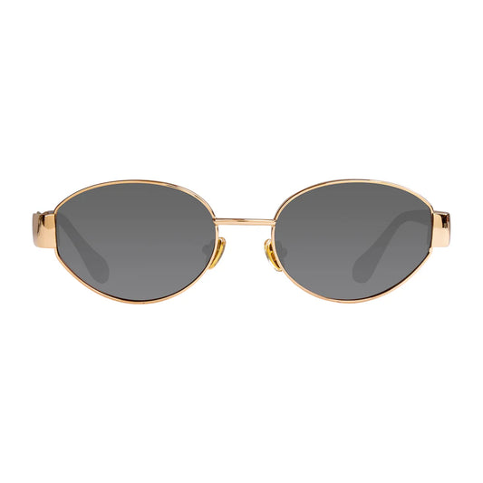 Cassette Optics Harmony Sunglasses - Gold / Polarized Smoke Lens