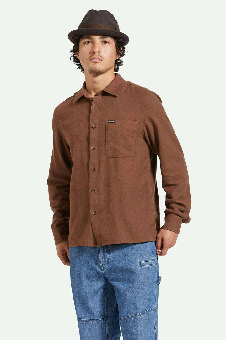 Hasting LW Lightweight Flannel - Pinecone Brown