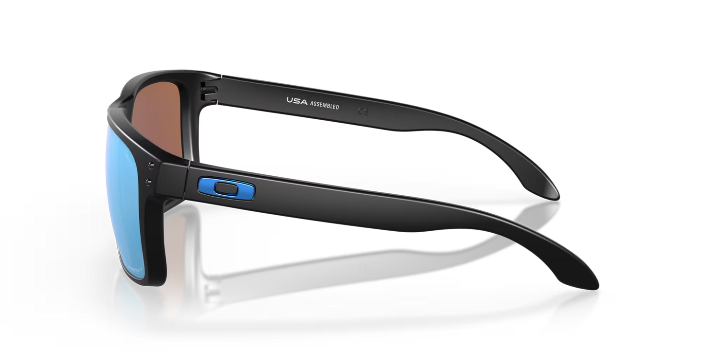 Holbrook XL Matte Black Frame w/ Prizm Deep Water Polarized