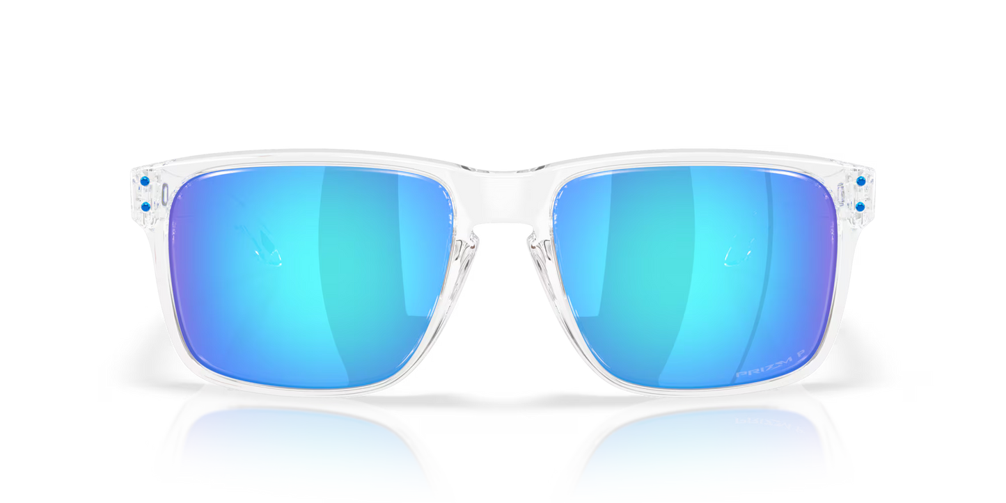 Holbrook XXL Polished Clear w/ Prizm Sapphire Polarized