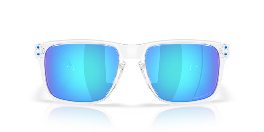 Holbrook XXL Polished Clear w/ Prizm Sapphire Polarized