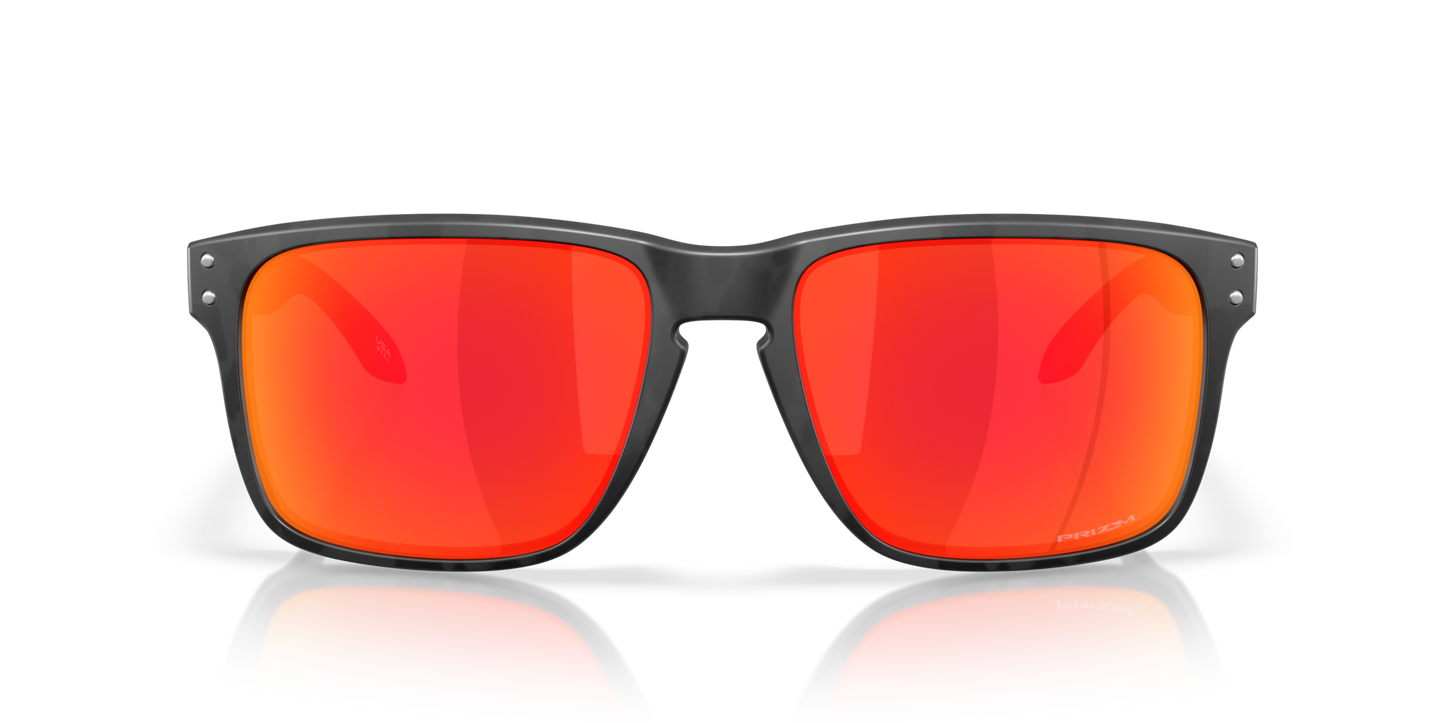 Holbrook XXL Matte Black Camo w/ Prizm Ruby