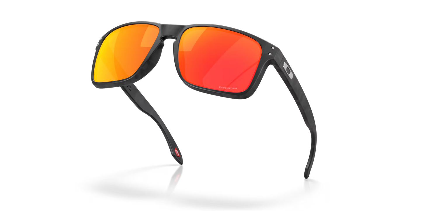 Holbrook XXL Matte Black Camo w/ Prizm Ruby