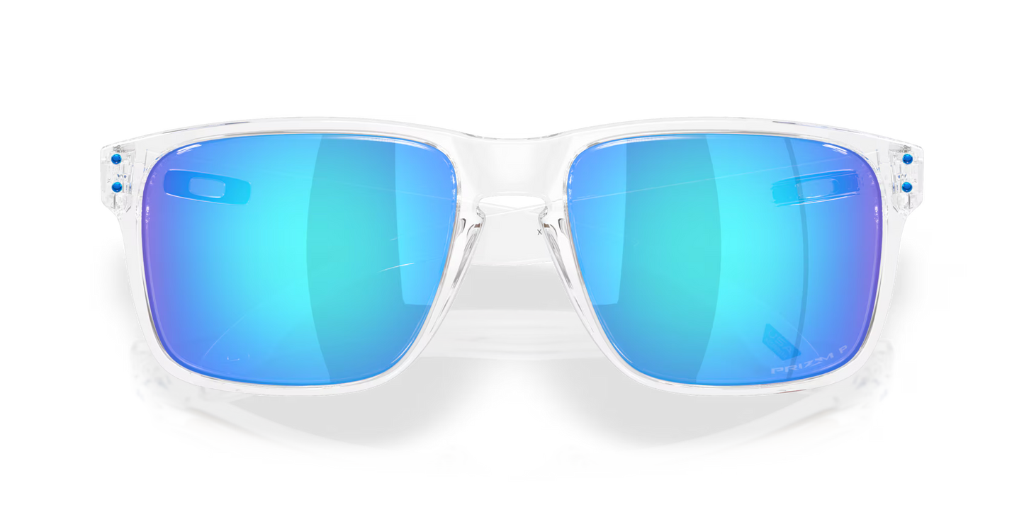 Holbrook XXL Polished Clear w/ Prizm Sapphire Polarized