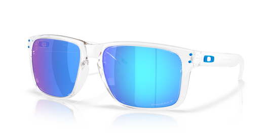 Holbrook XXL Polished Clear w/ Prizm Sapphire Polarized