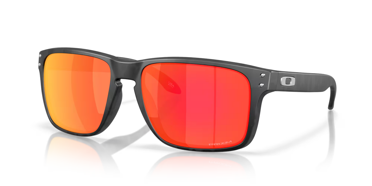 Holbrook XXL Matte Black Camo w/ Prizm Ruby