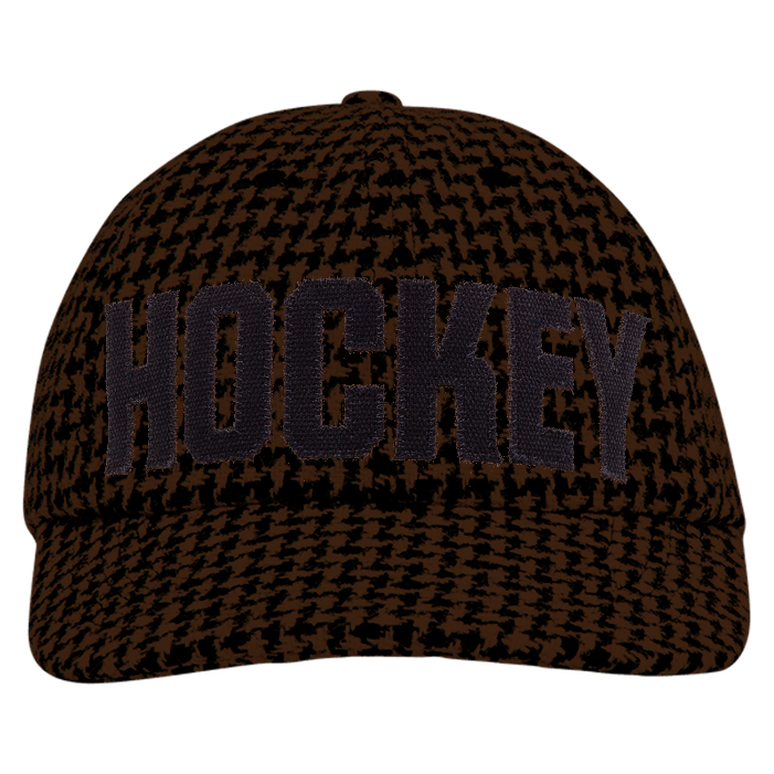 Hockey Houndstooth Hounds Hat - Brown