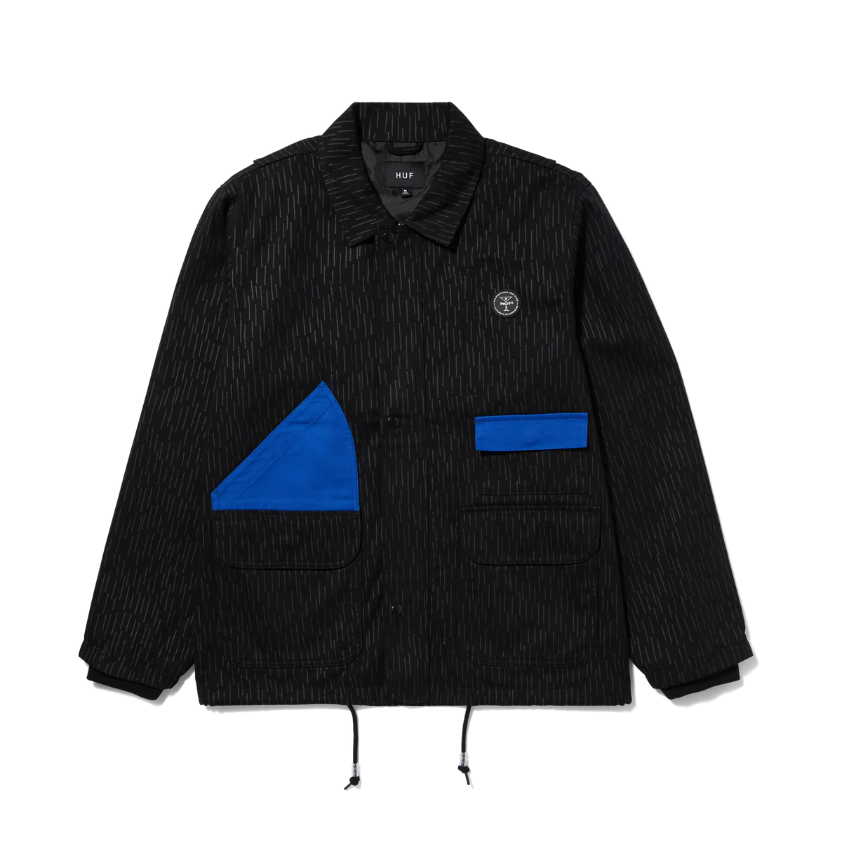HUF x Alltimers Work Jacket w/ extra patches - Black