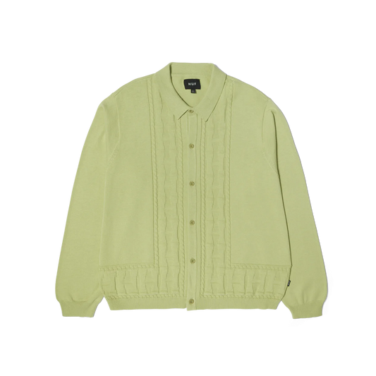 HUF Towner L/S Knit Top - Pistachio