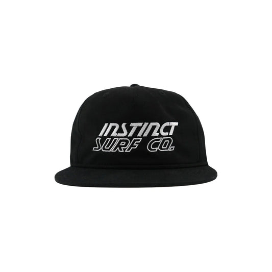 Instinct Slanted Hat Snapback - Black